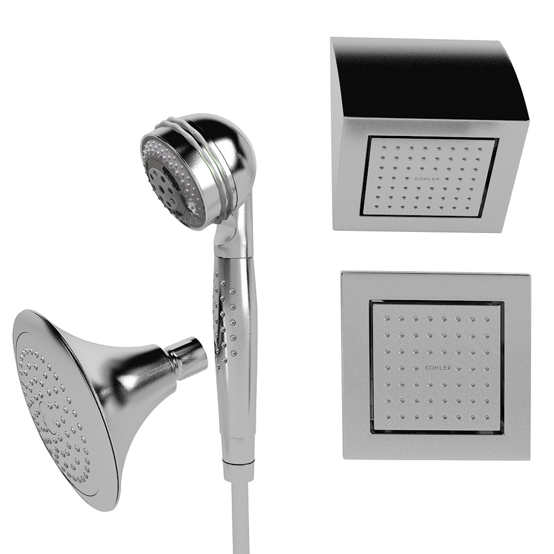 3d Model Of Kohler Forte Shower