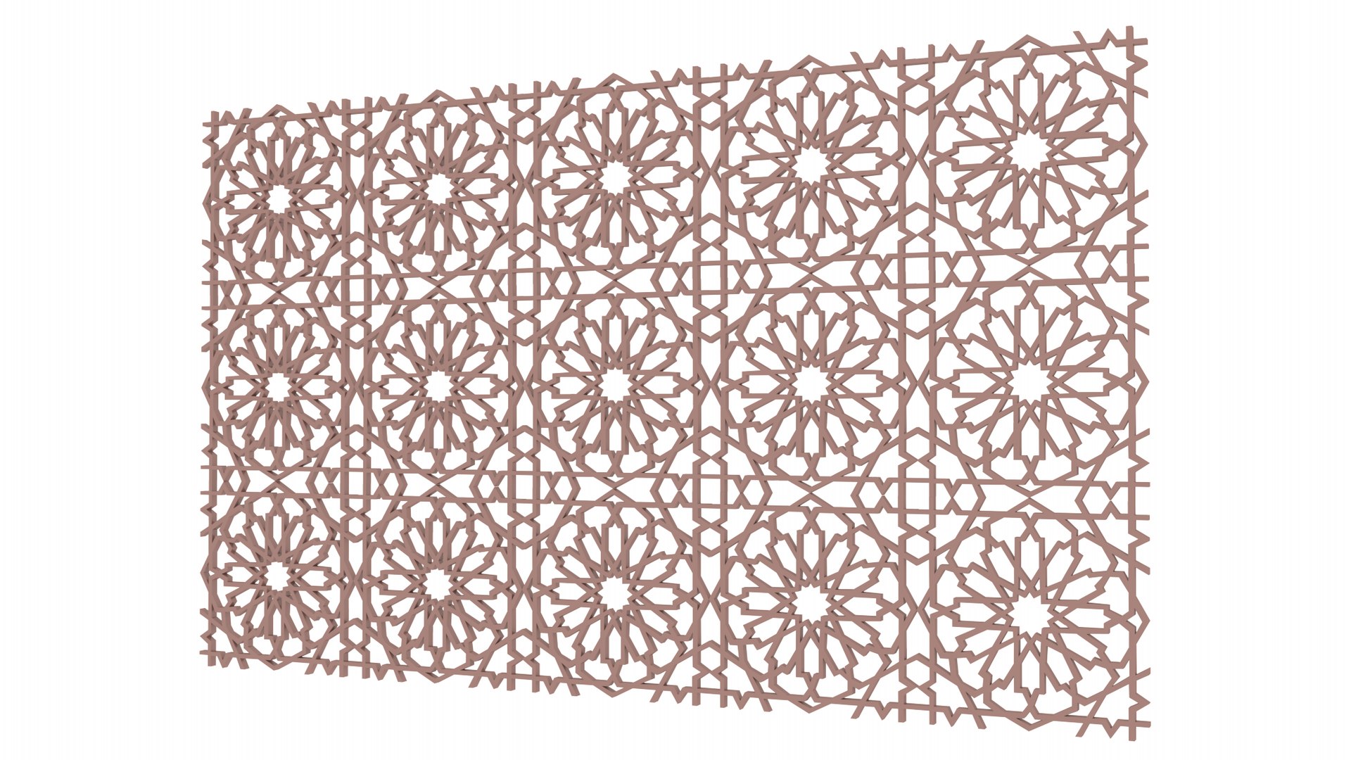 Moroccan pattern 3D model https://p.turbosquid.com/ts-thumb/gS/cuoUdC/A6/2/png/1656775617/1920x1080/fit_q87/cb258e947f0efc653d076e49316d9ee499c7151a/2.jpg