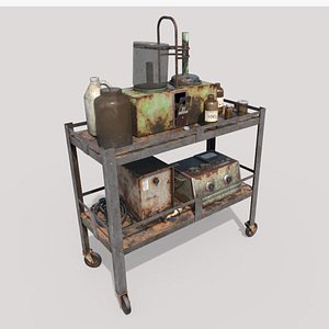 3D Abandoned Sanatorium Equipments 02