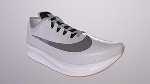 3D model NIKE ZOOM FLY SHOES low-poly PBR