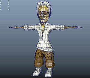 cartoon old age 3D