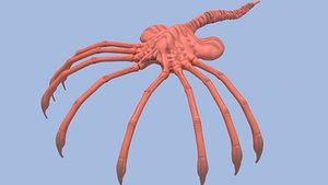 Alien Face Hugger 3D model