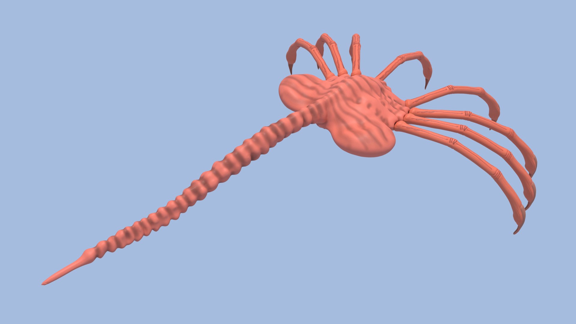 Alien Face Hugger 3D model https://p.turbosquid.com/ts-thumb/gS/mJ6Wtl/FS/facehugger_6/jpg/1716692319/1920x1080/fit_q87/7bf24aebb853d505557d82c9acebe440149eb616/facehugger_6.jpg