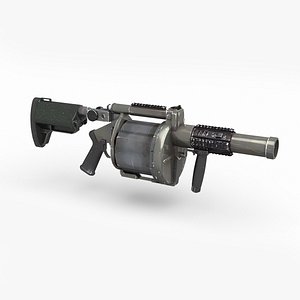 3D Rapid-fire grenade launcher