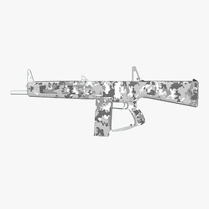 Combat Shotgun AA-12 3D Model