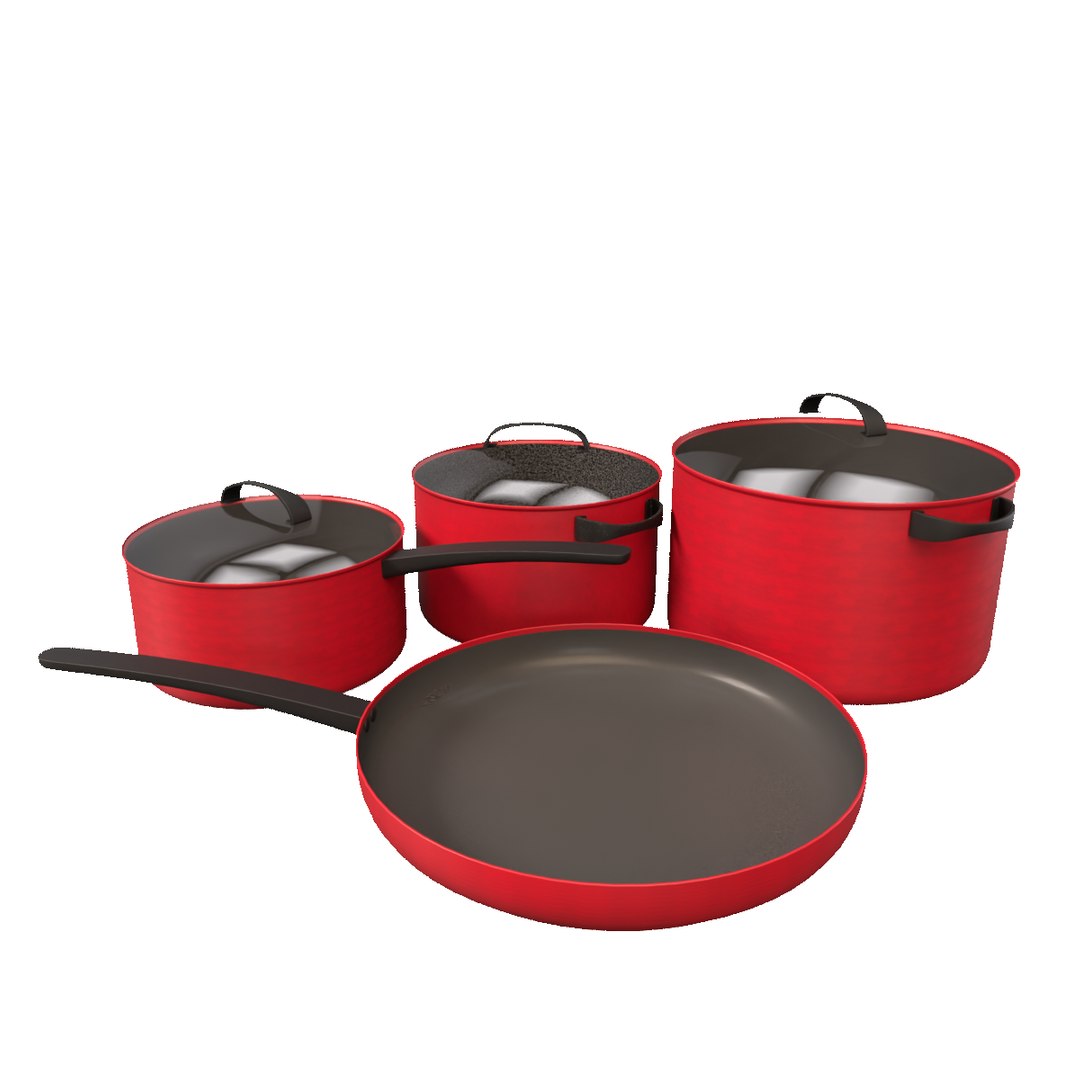 Cooking Pots 3D Model High-Quality 3D Model - TurboSquid 2380944