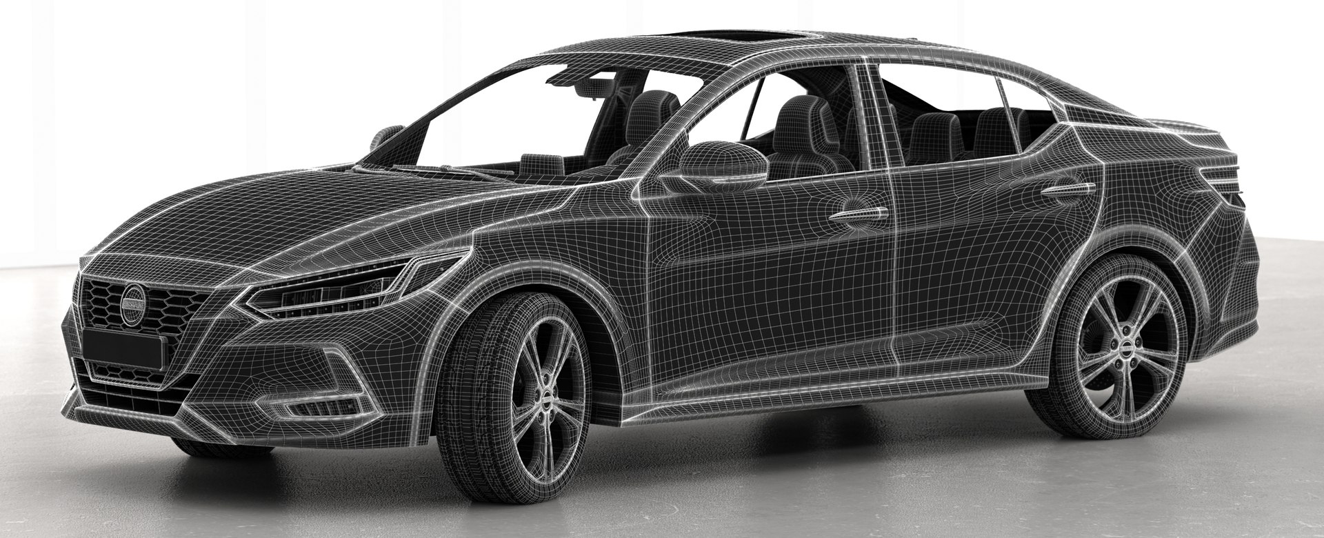 3D Model Realistic Nissan Sentra 2020 - TurboSquid 1628445