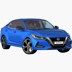 3D model realistic nissan sentra 2020