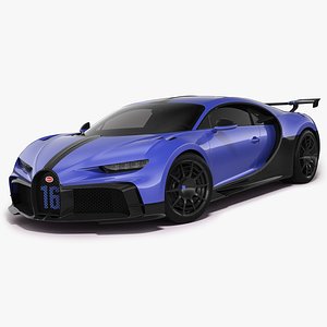 3D Bugatti Chiron Pur Sport model