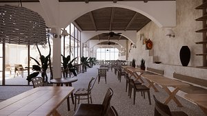 Classic Cuisine Restaurant 3D model