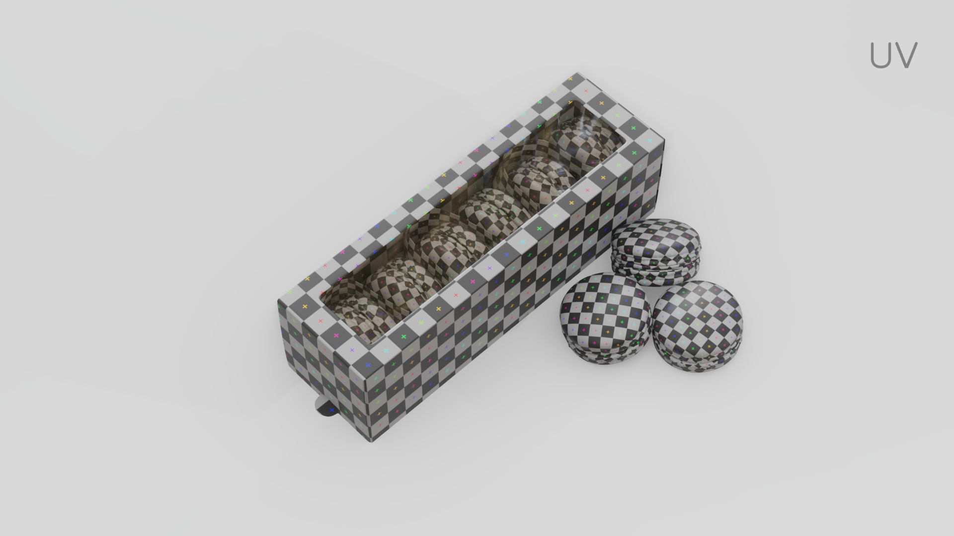 macarons box pack 3D model https://p.turbosquid.com/ts-thumb/gS/wDhgsk/GzTMRIcb/uv/png/1585514123/1920x1080/turn_fit_q99/b1e633bc83e81d43edb44f84fce7b0befb6cd9e1/uv-1.jpg