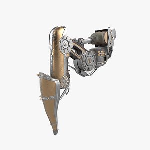 3D Mechanical Robot Spider Leg model