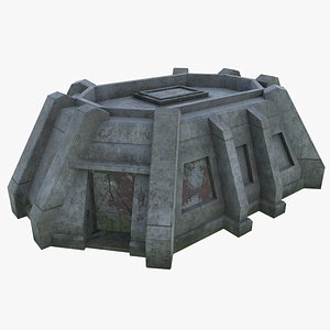 bunker 3D model