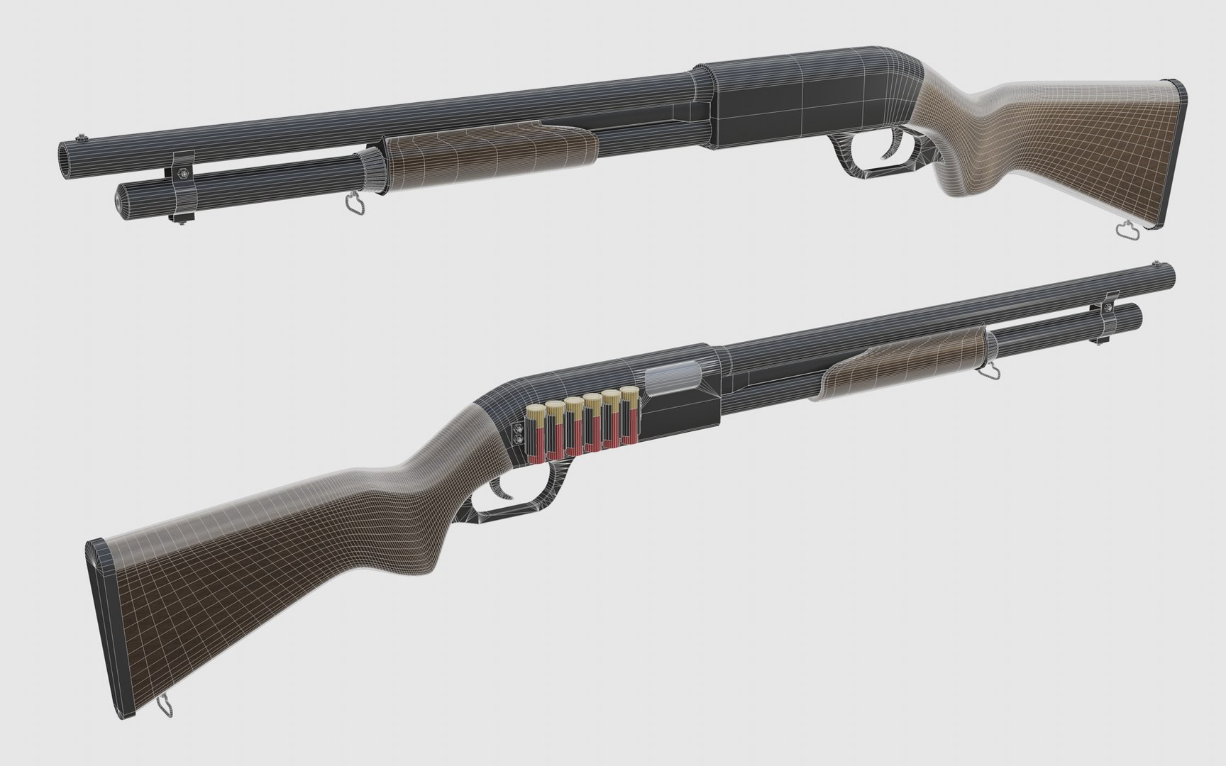 remington 870 3d 3ds