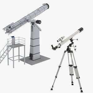 Telescopes Collection 3D model