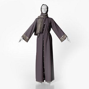 Abaya With hijabFix V01