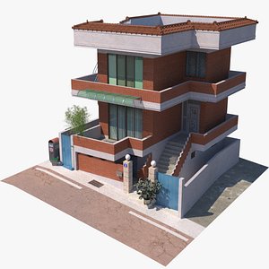 3D Sinheung-ro House model