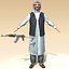 3d model arab rebel