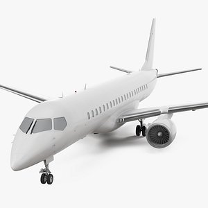 regional jet exterior 3D model