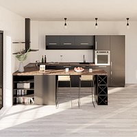 Full Parametric Kitchen Created in Revit 3D model 4