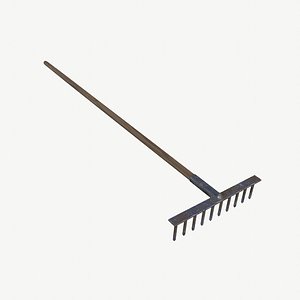 garden rake 3D model