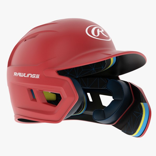 3D Rawlings Mach Adjust Senior Matte Baseball Batting Helmet