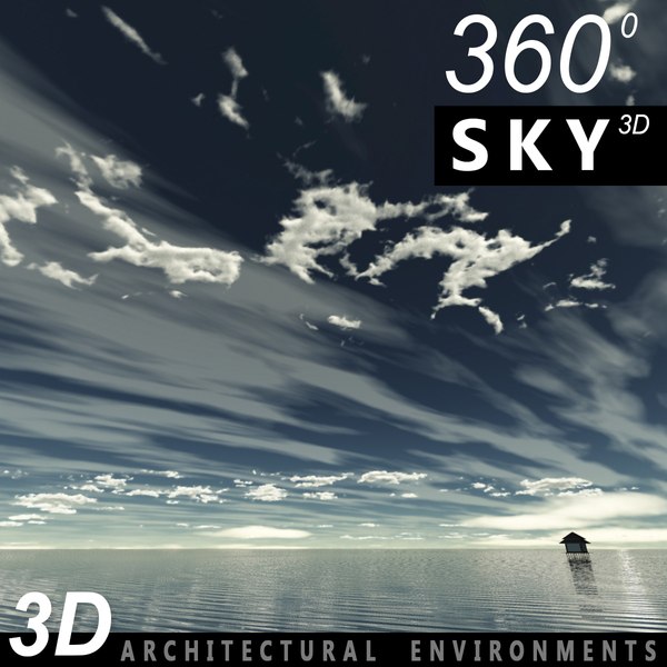 3d model sky clouds