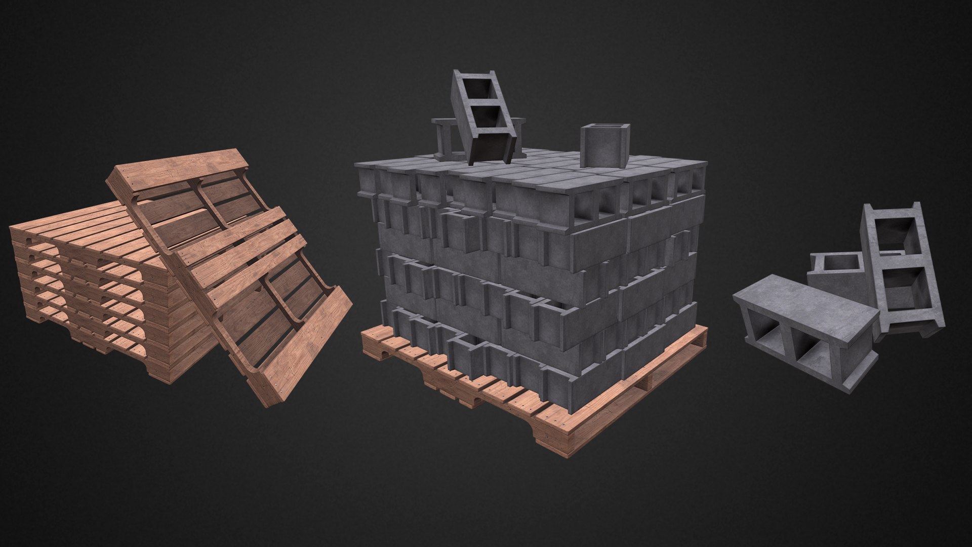 3D Brick pallet https://p.turbosquid.com/ts-thumb/gT/IUntrX/yp/5/png/1627753406/1920x1080/fit_q87/91fc86163aa413cd15a9758f5b7d4b164c4e6a10/5.jpg