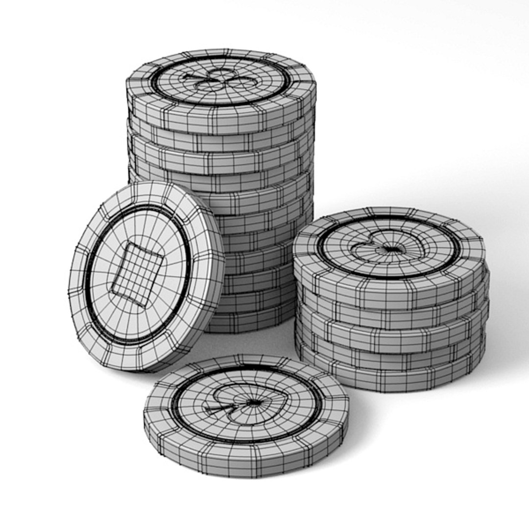 casino chips 3ds