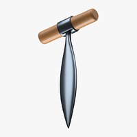 T Handled Garden Dibber with Formed Metal Point