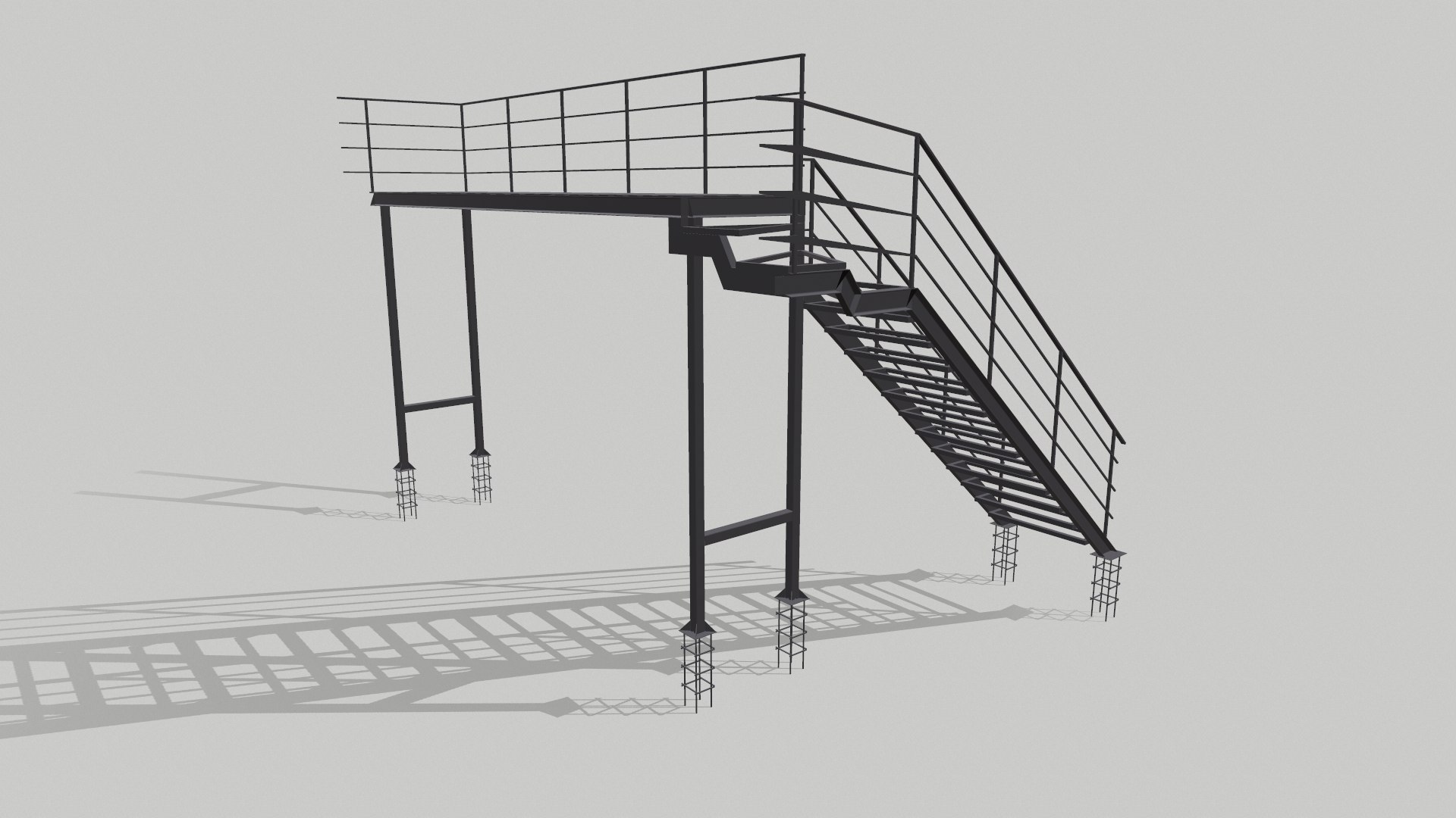 Fire Ladder And Platform 3D - TurboSquid 1726006