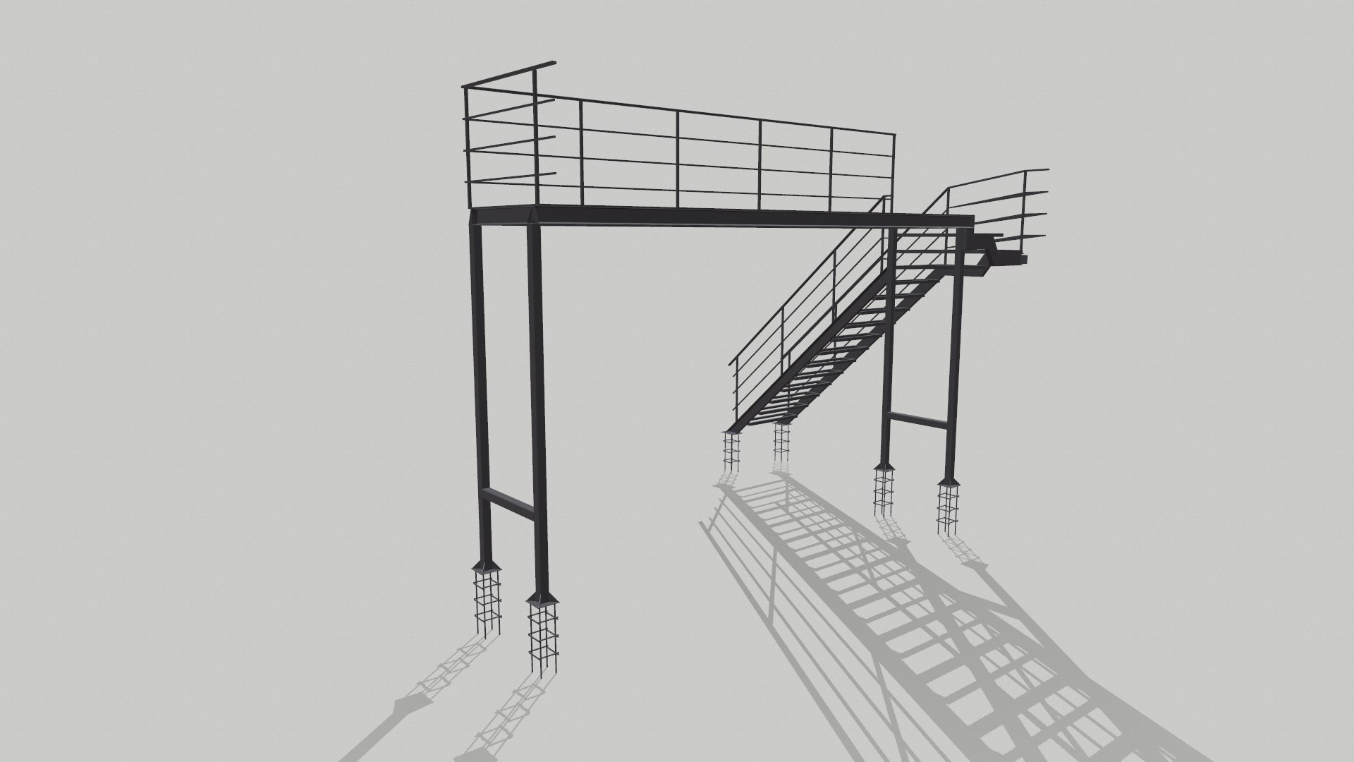 Fire Ladder And Platform 3D - TurboSquid 1726006