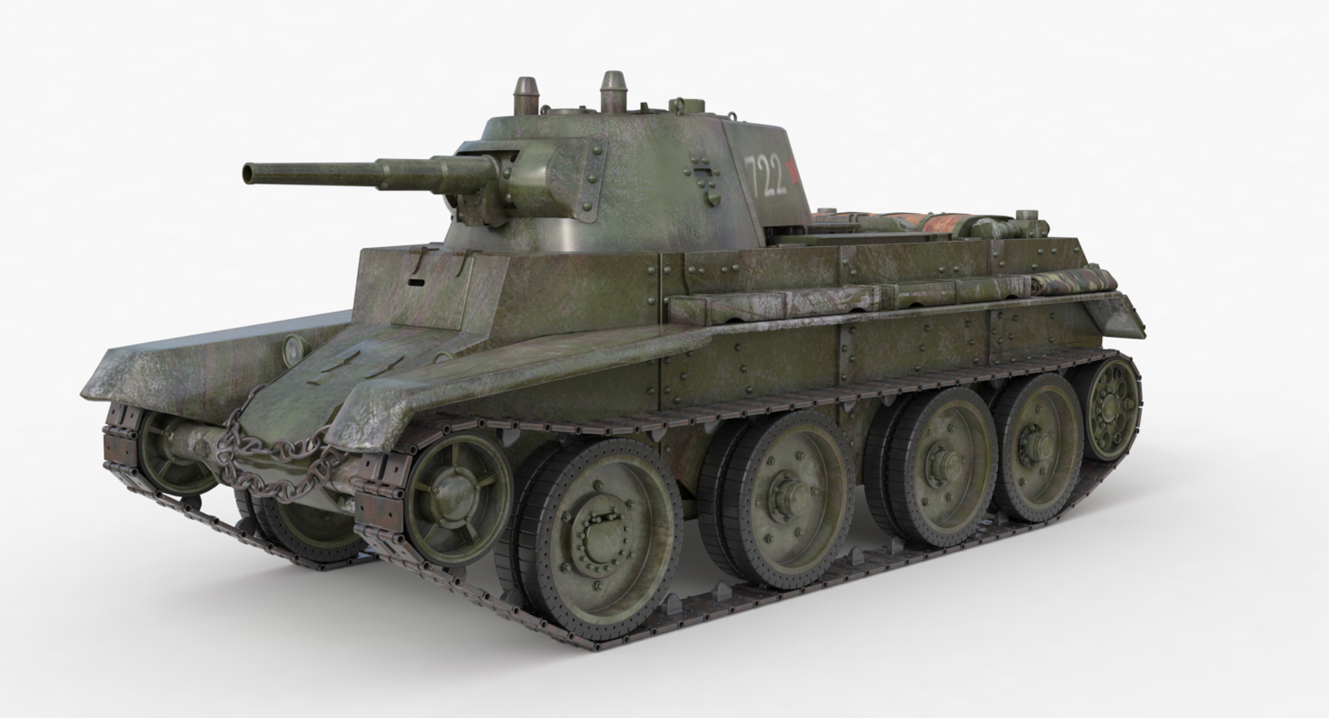 3D Tank Bt 7 Soviet Model - TurboSquid 1277120