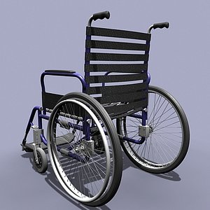 wheelchair wheel chair 3d model