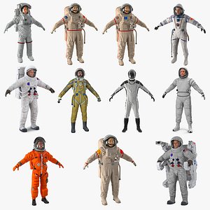 astronauts 6 3D model