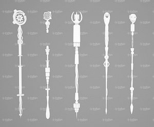 fbx staves staff gear