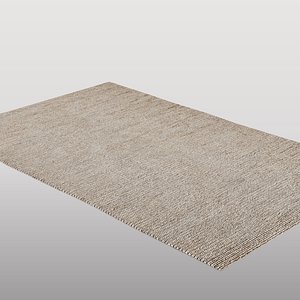 3D model Minimalist Beige Rug