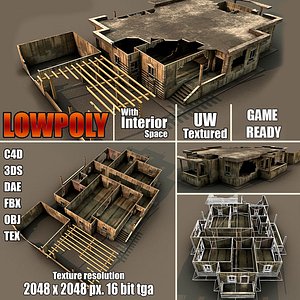 Lowpoly house ABR17
