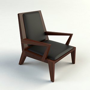 3d model lounge chair