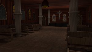 Church Interior 3D model