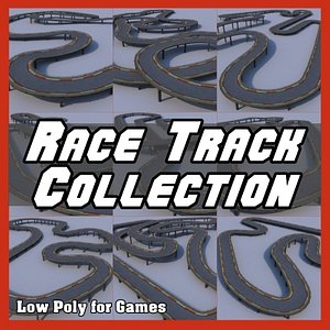 3d model race tracks