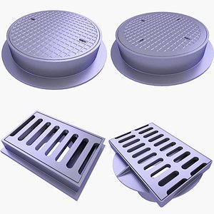 Sewer Stormwater Manhole Covers v4