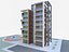 3D Residential Buildings Collection - 7 Pack