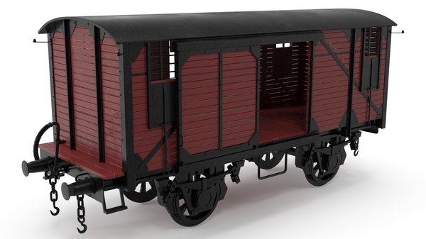 Wooden store train carriages