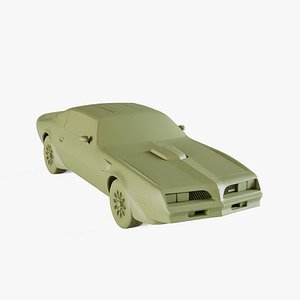 3D model Pontiac Firebird Trans Am 1977