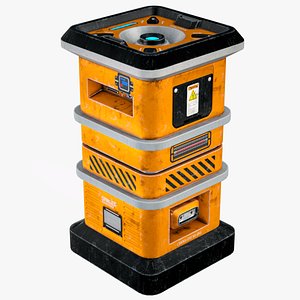 Sci-Fi Battery - Energy Cell 07 PBR