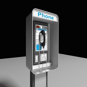 Public Phone 3D Models for Download