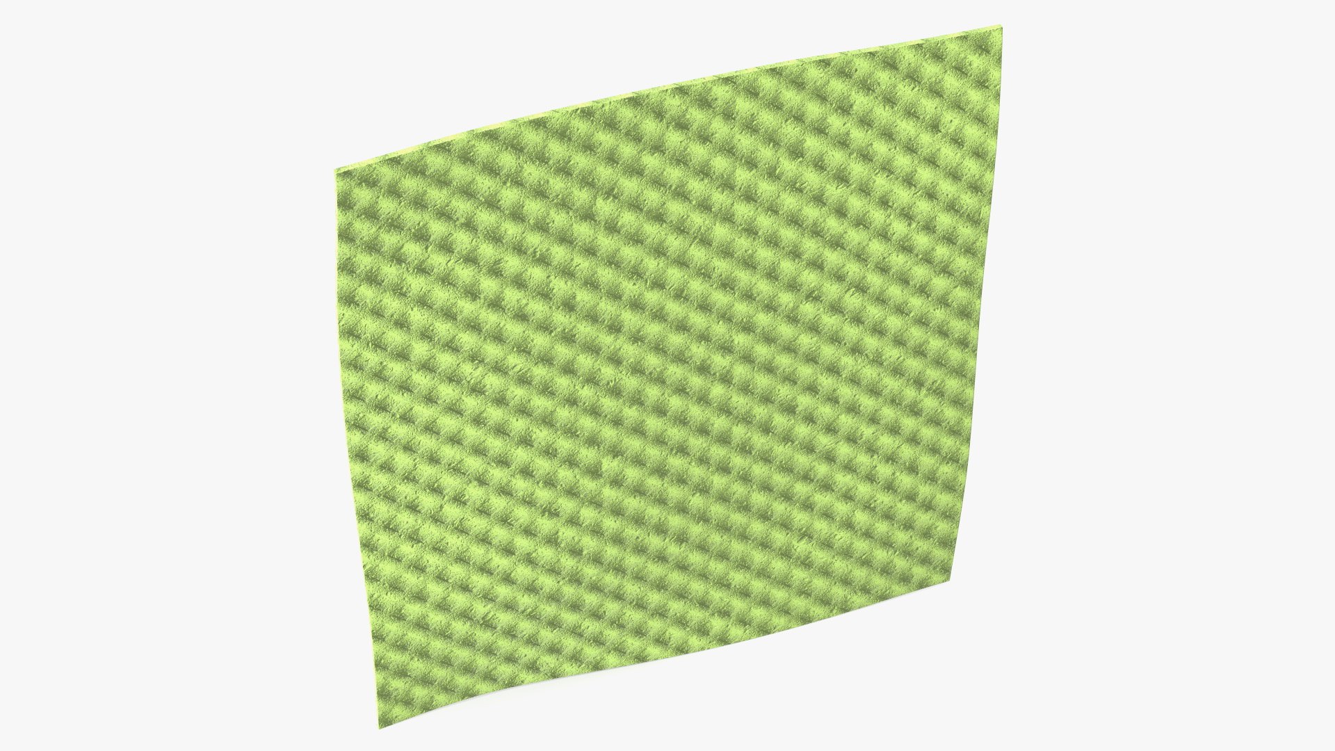 New Dish Cloth Green 3D model preview