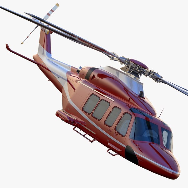 agustawestland aw139 helicopter 3d max