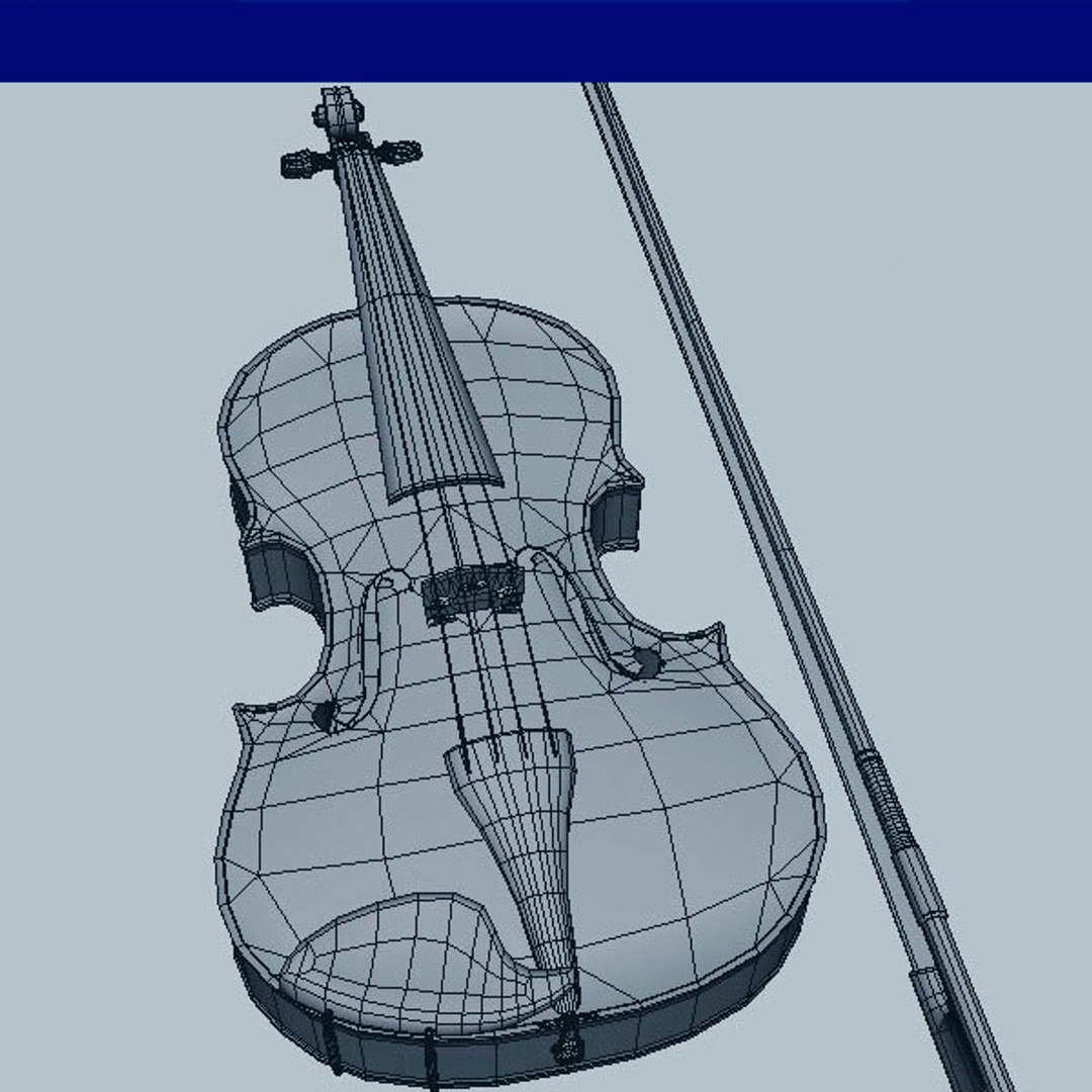 Violin Music Instrument 3D Model - TurboSquid 1246708